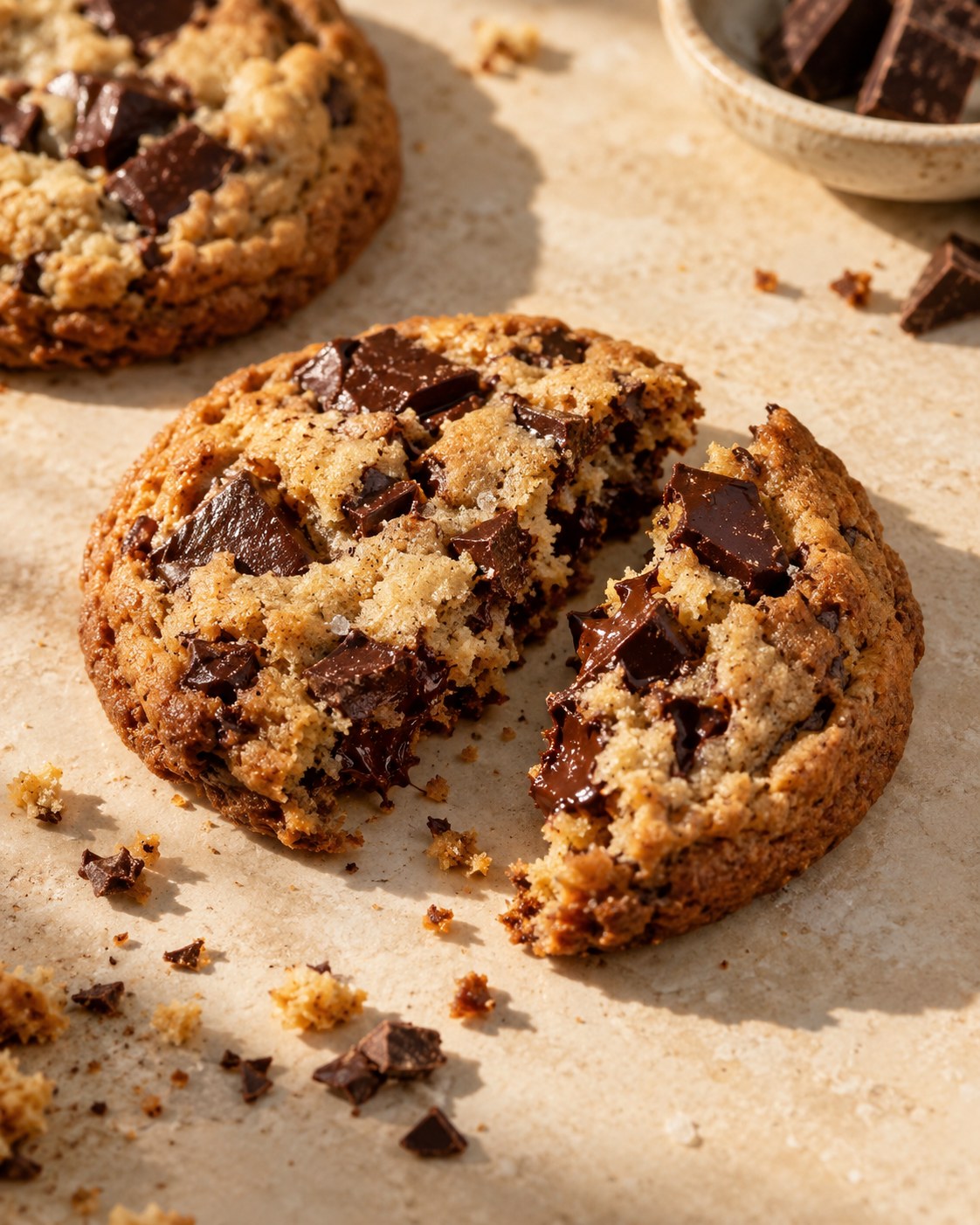 Inspirationsbild av cookies med chokladbitar